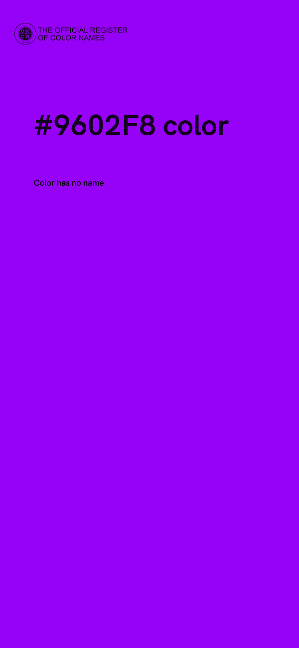 #9602F8 color image