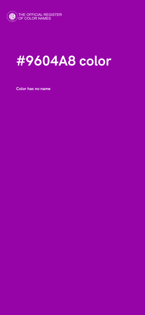 #9604A8 color image