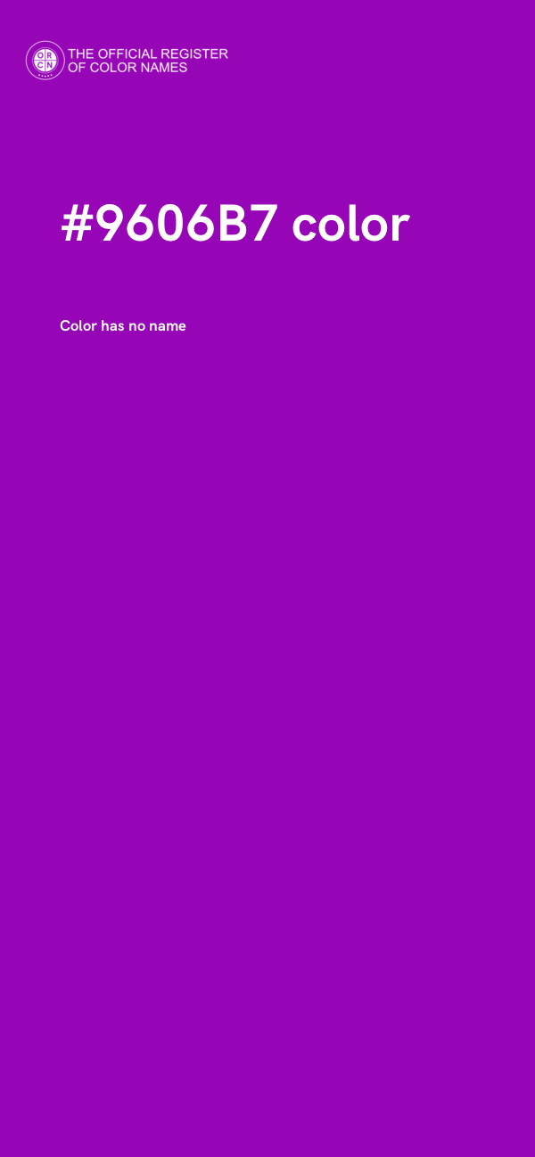 #9606B7 color image