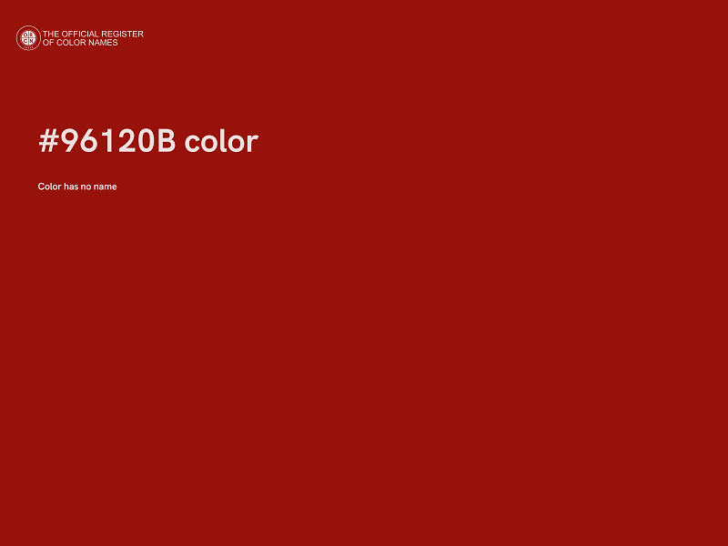 #96120B color image