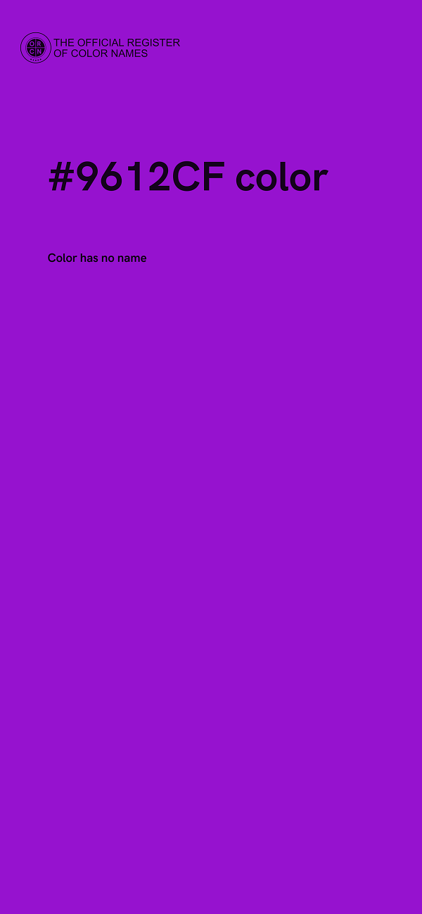 #9612CF color image