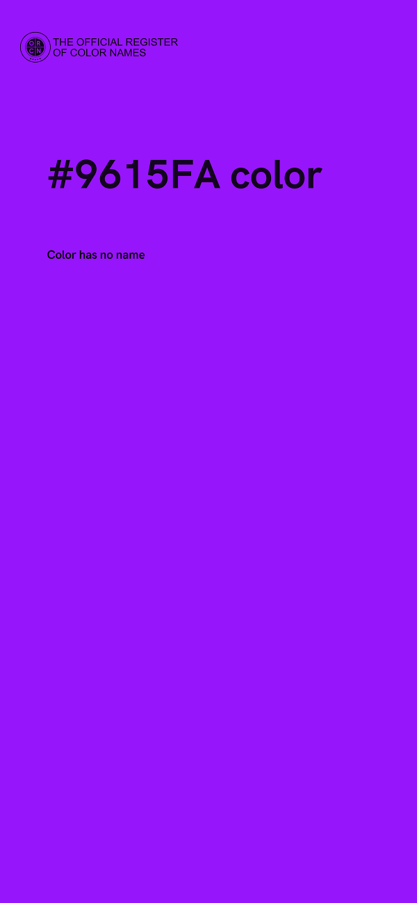 #9615FA color image
