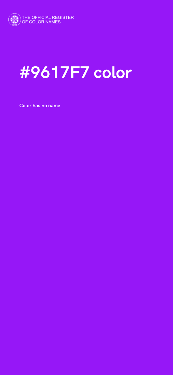 #9617F7 color image