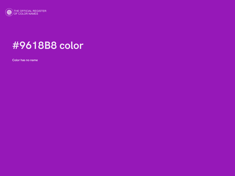 #9618B8 color image