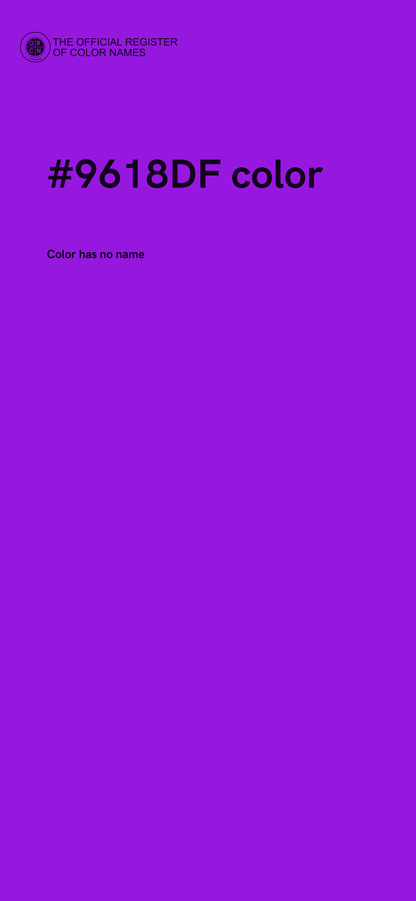 #9618DF color image