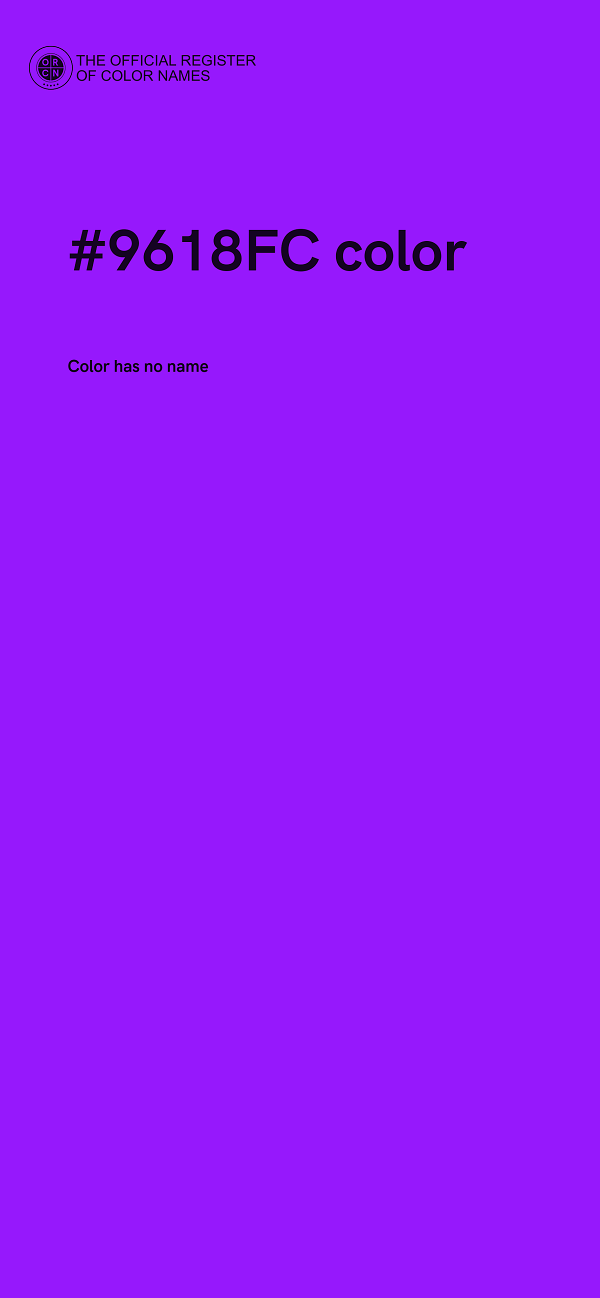 #9618FC color image