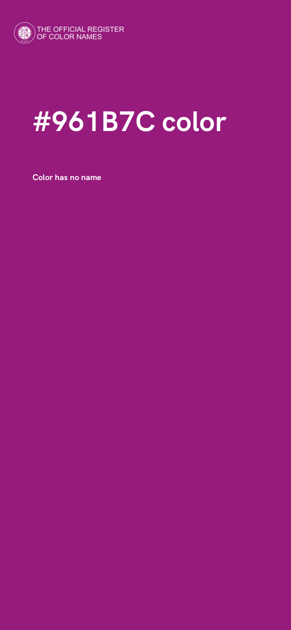 #961B7C color image