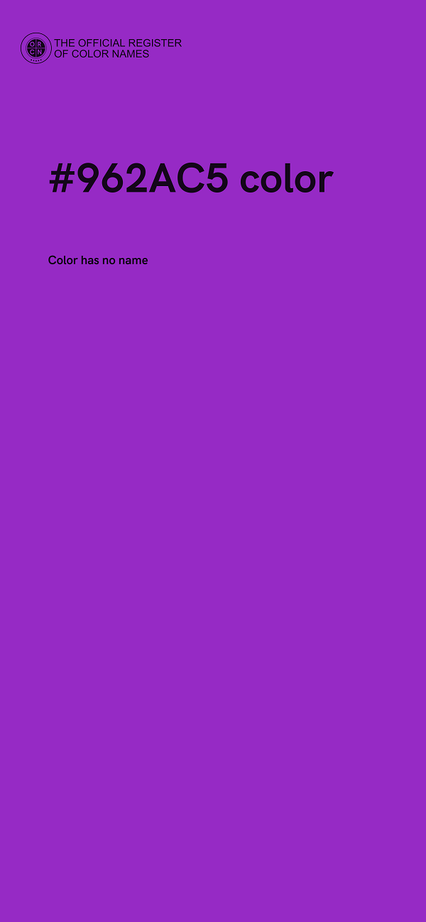 #962AC5 color image