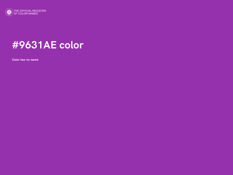 #9631AE color image