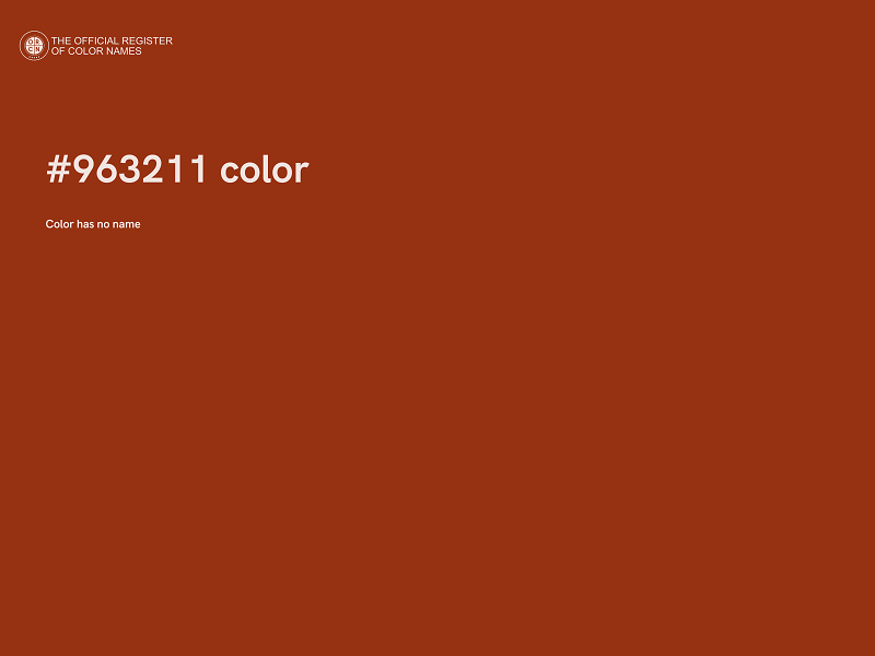 #963211 color image