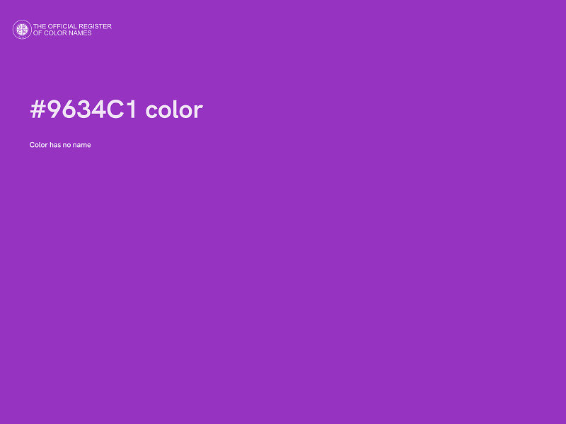 #9634C1 color image