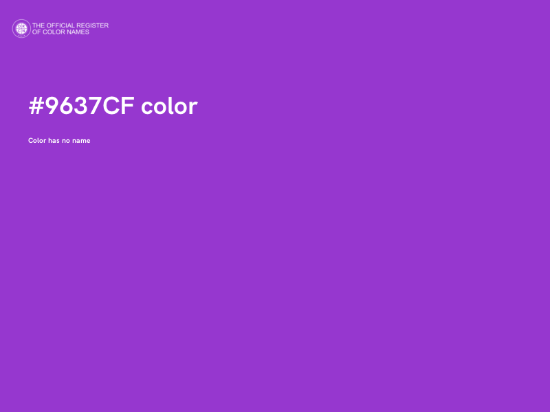 #9637CF color image