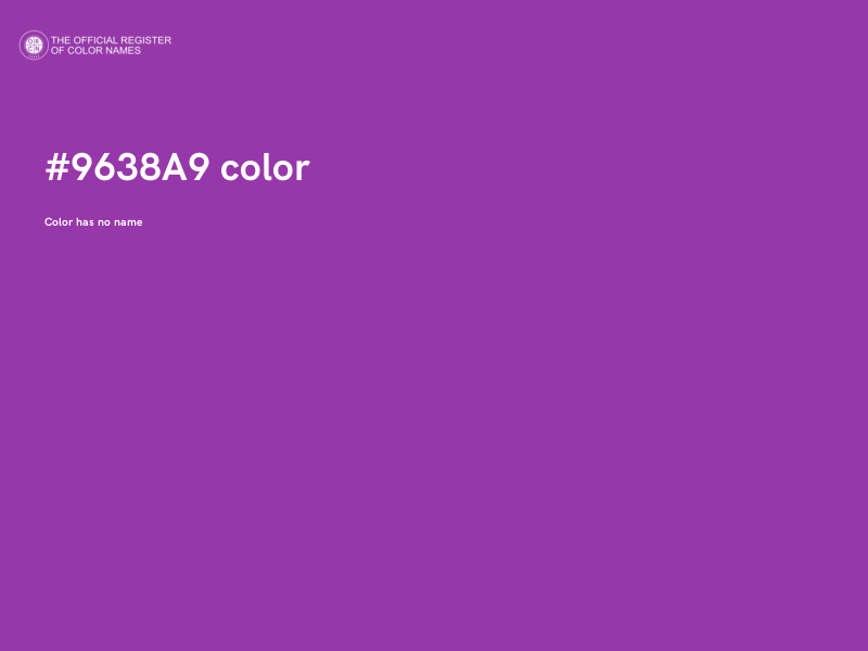 #9638A9 color image
