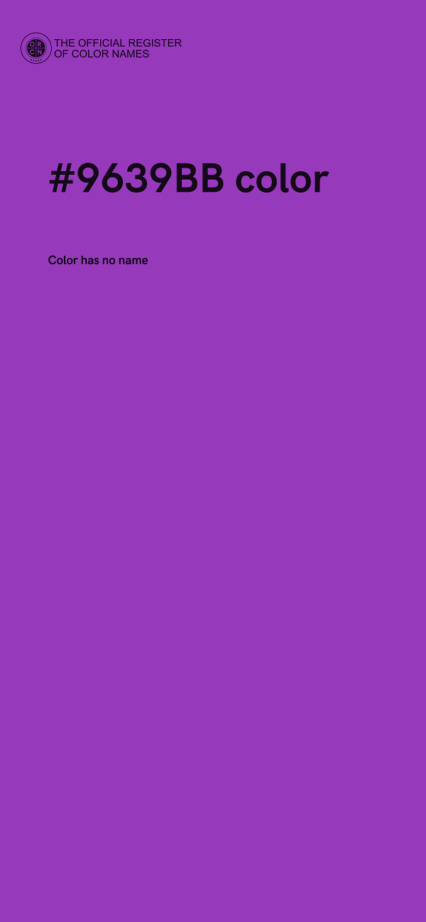 #9639BB color image