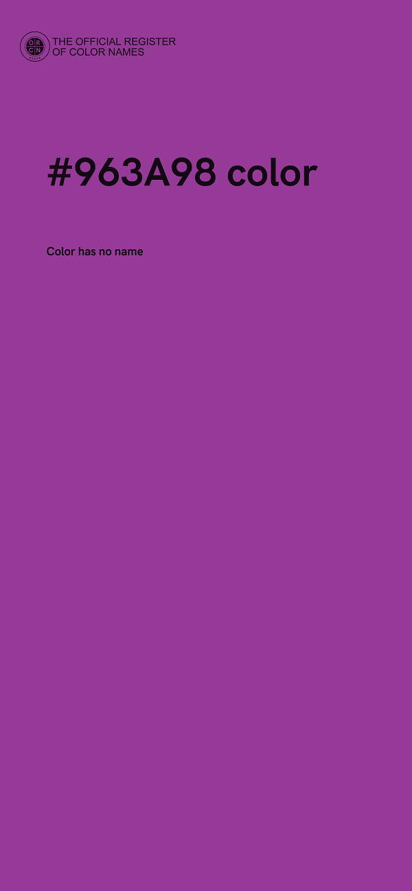 #963A98 color image