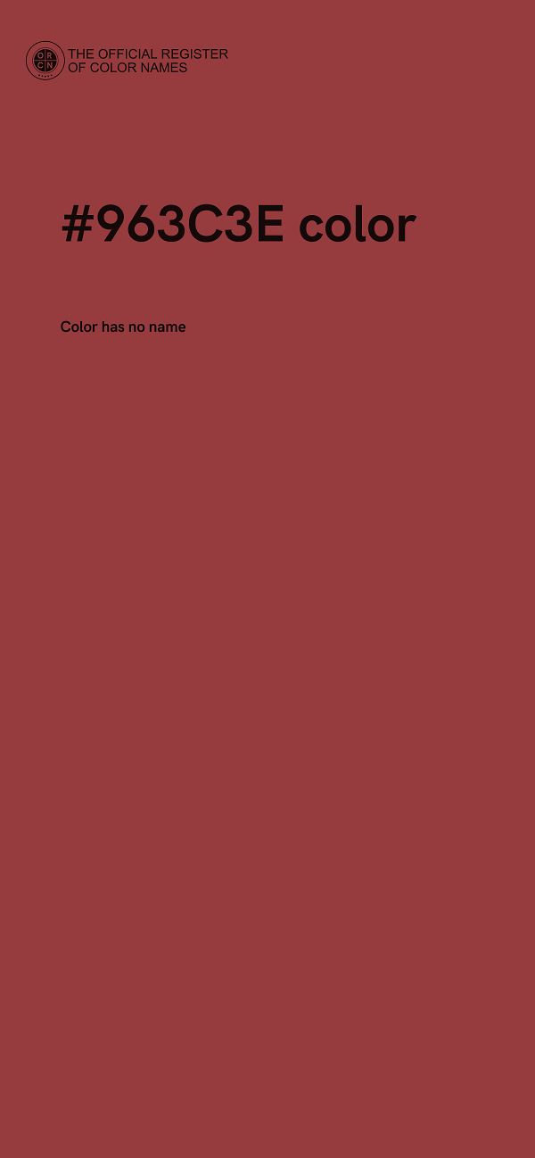 #963C3E color image