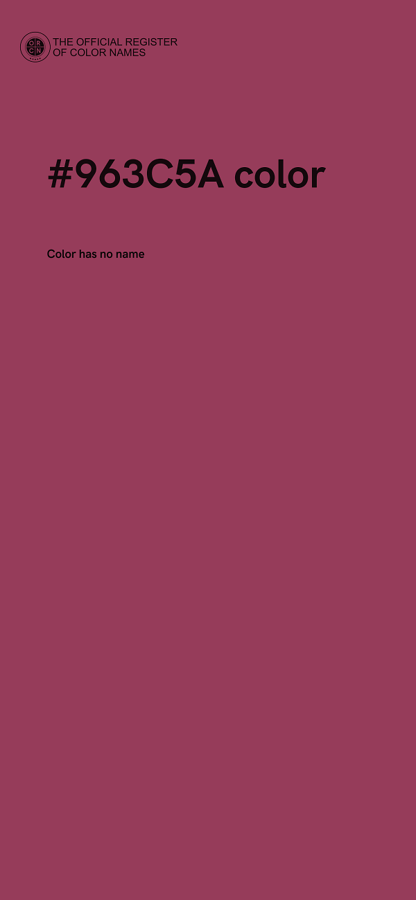 #963C5A color image