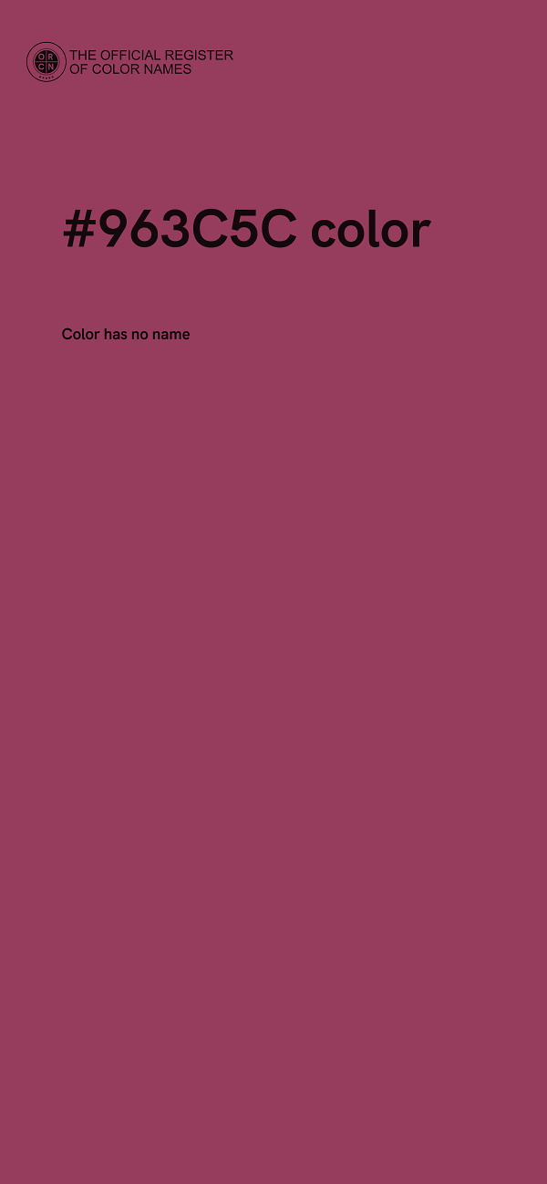 #963C5C color image