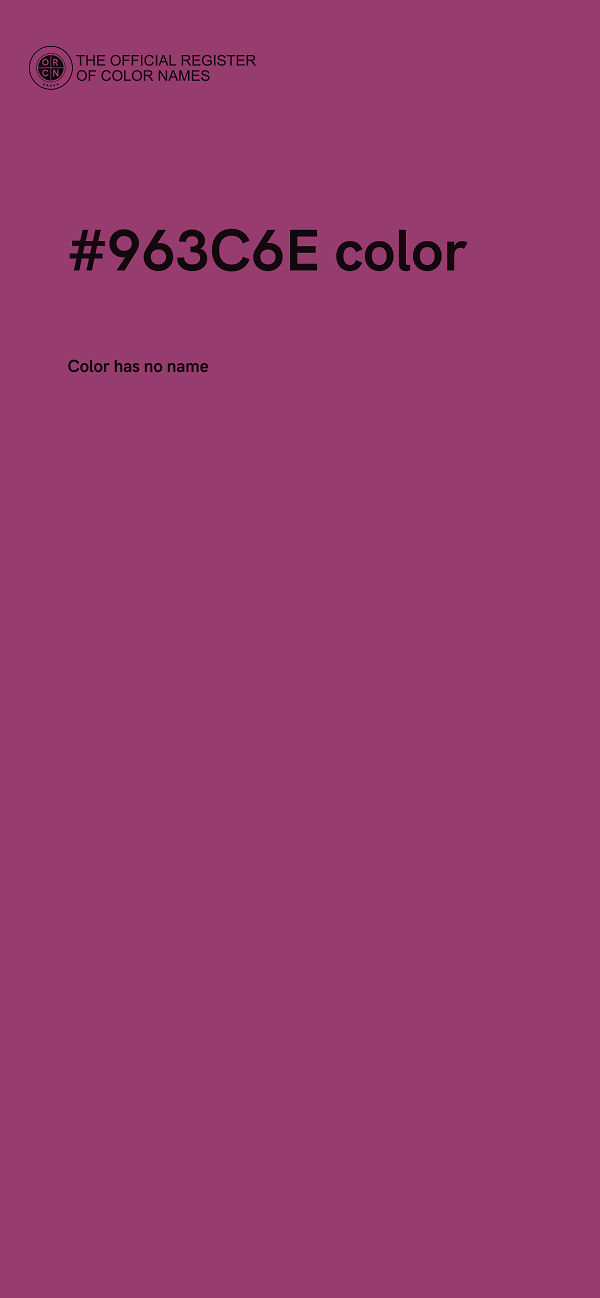 #963C6E color image