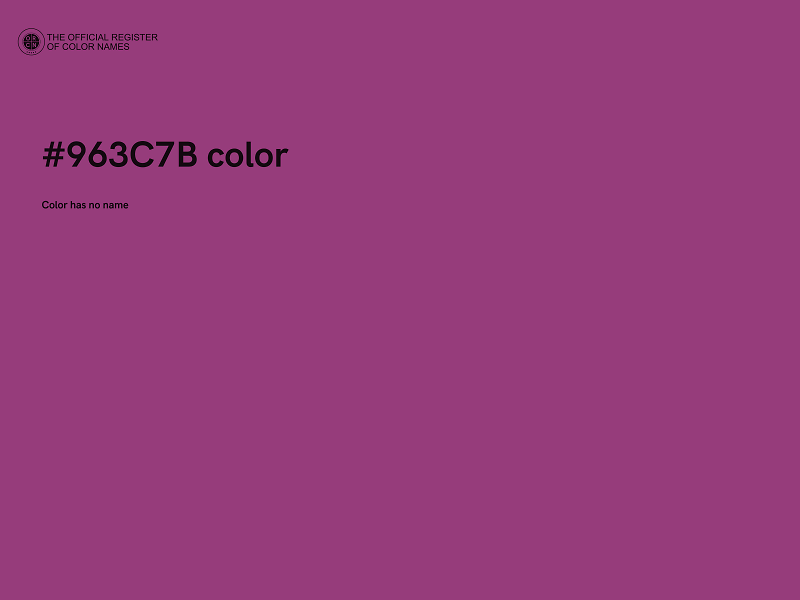 #963C7B color image