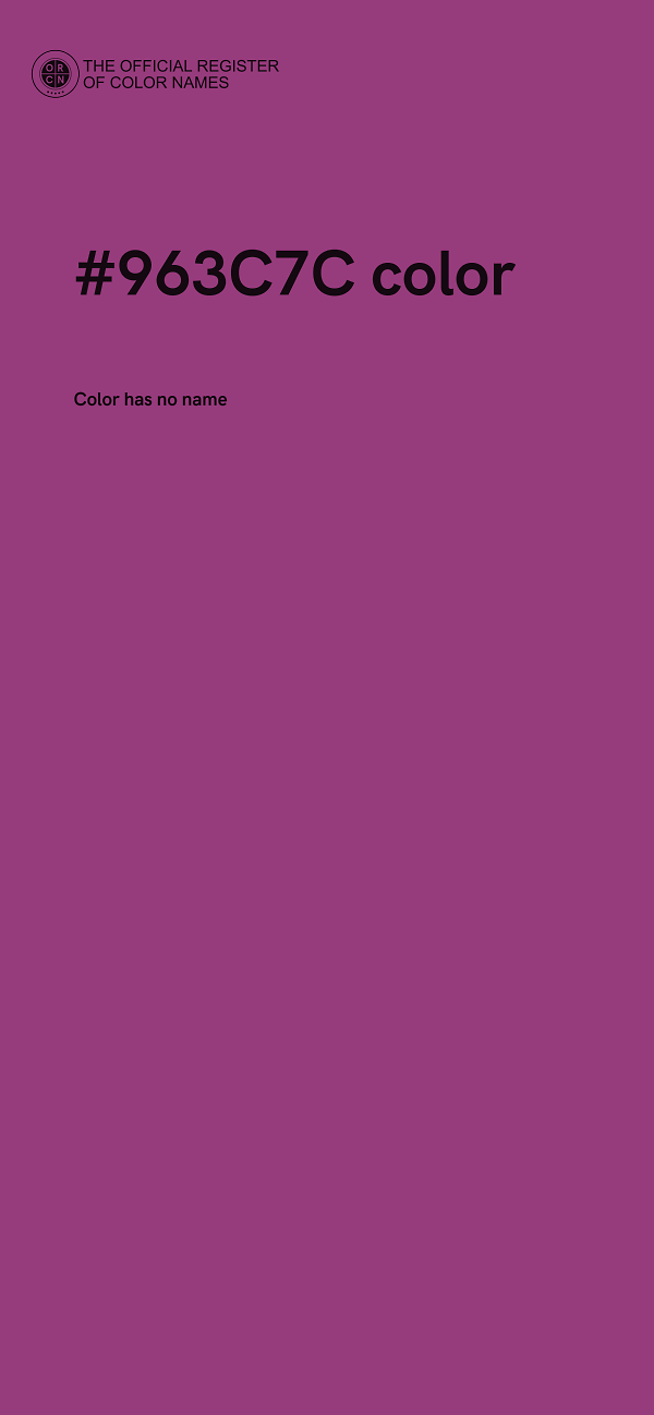 #963C7C color image