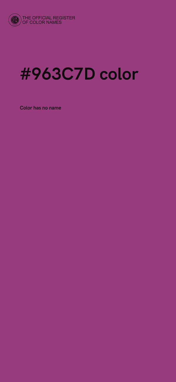 #963C7D color image