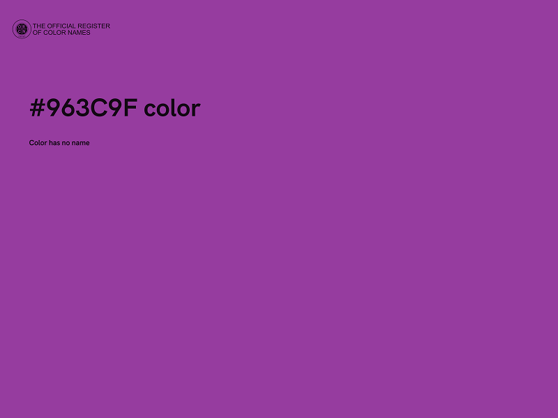 #963C9F color image