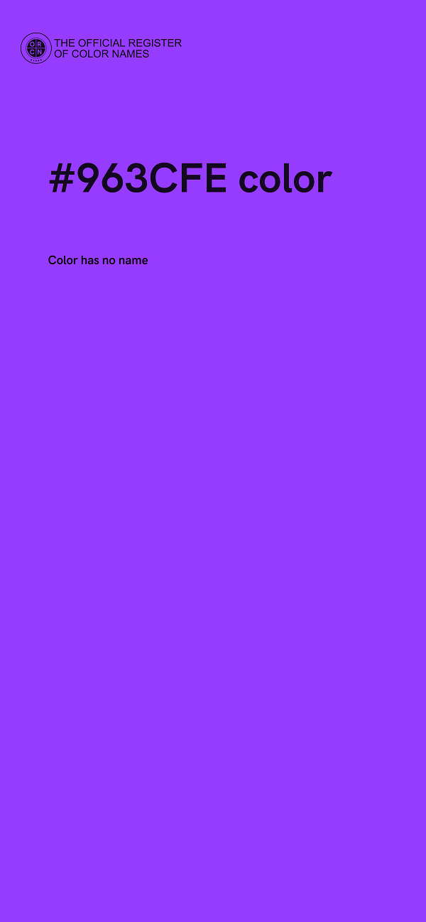#963CFE color image