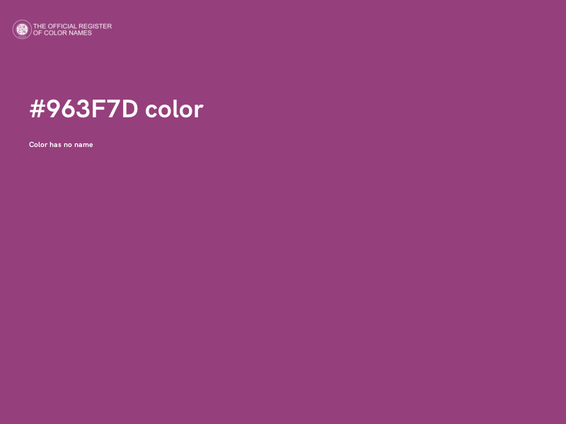 #963F7D color image