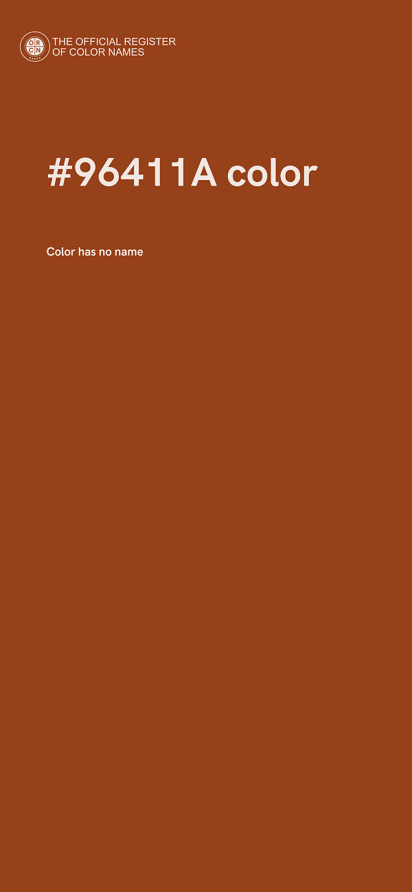 #96411A color image
