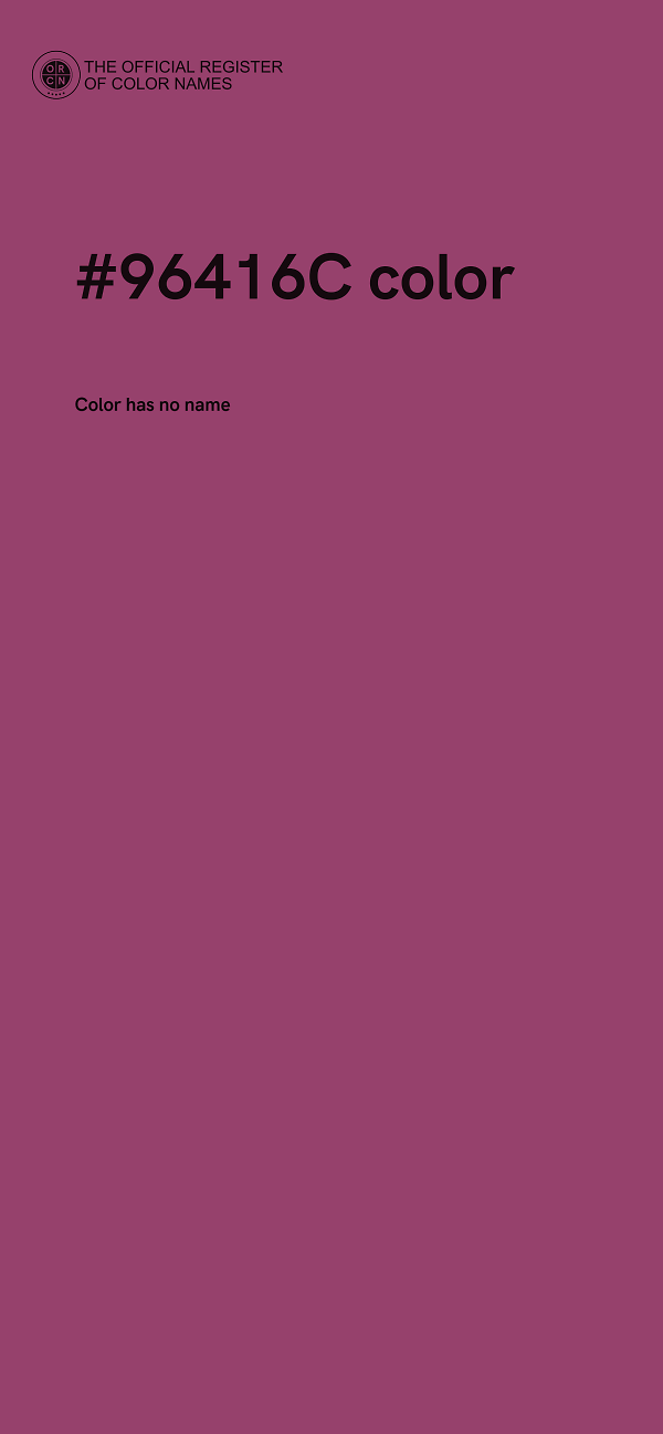 #96416C color image
