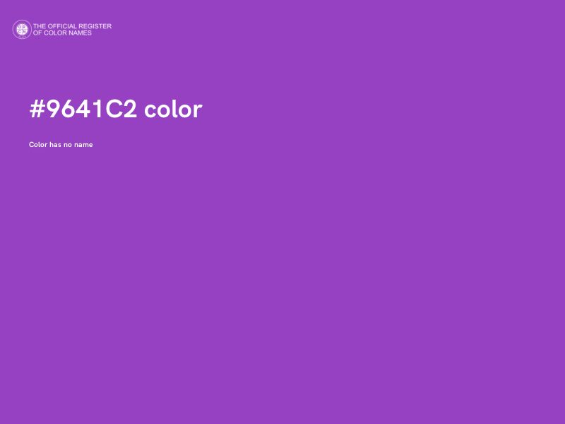 #9641C2 color image