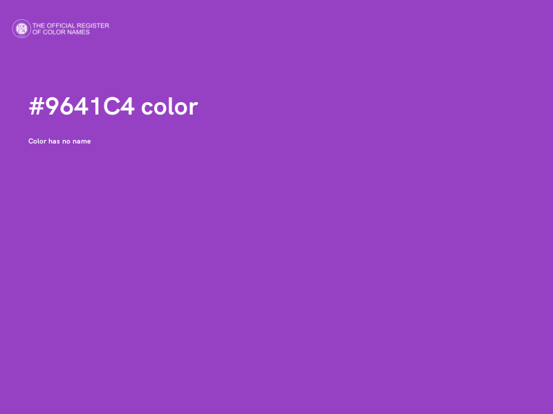 #9641C4 color image