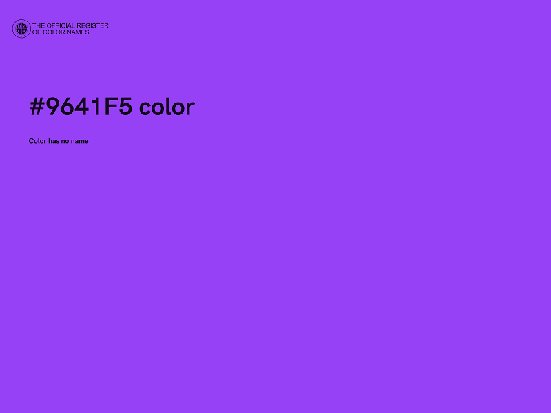 #9641F5 color image