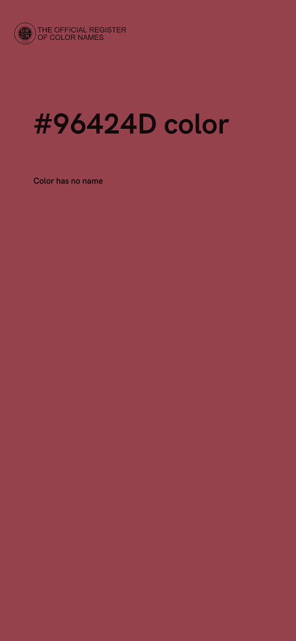 #96424D color image