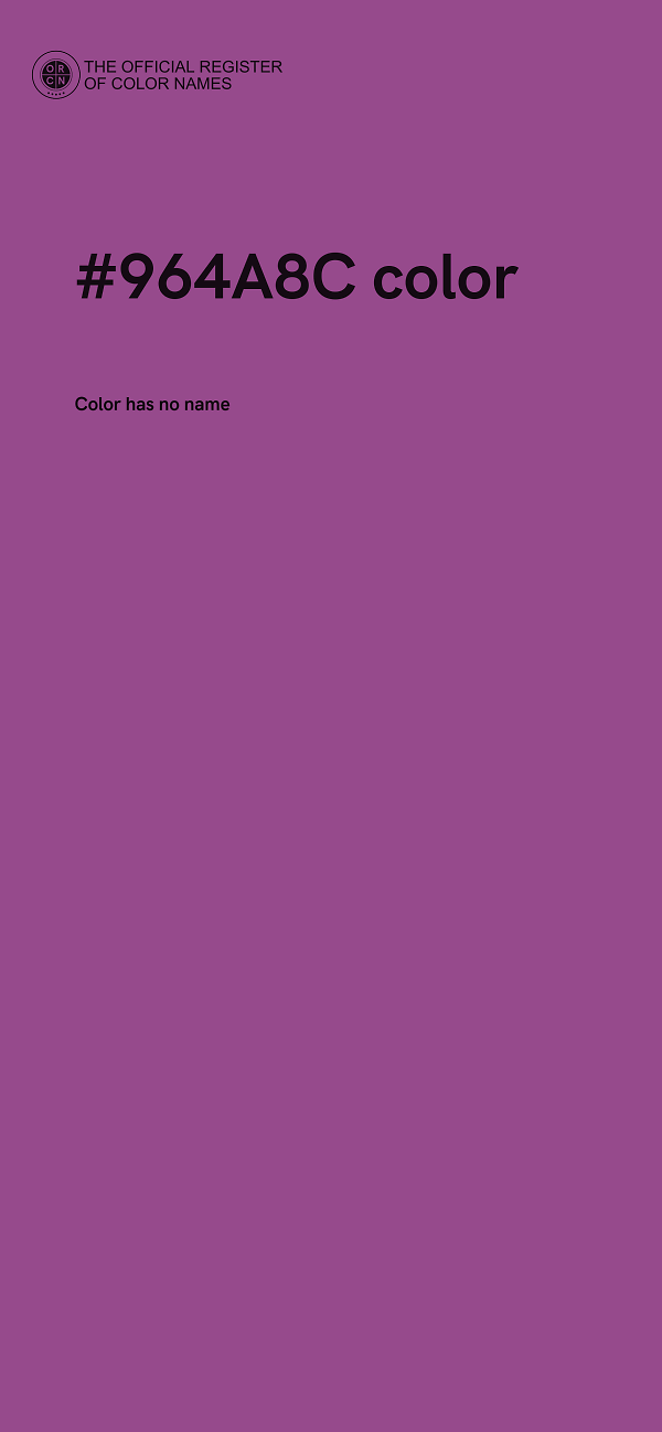 #964A8C color image