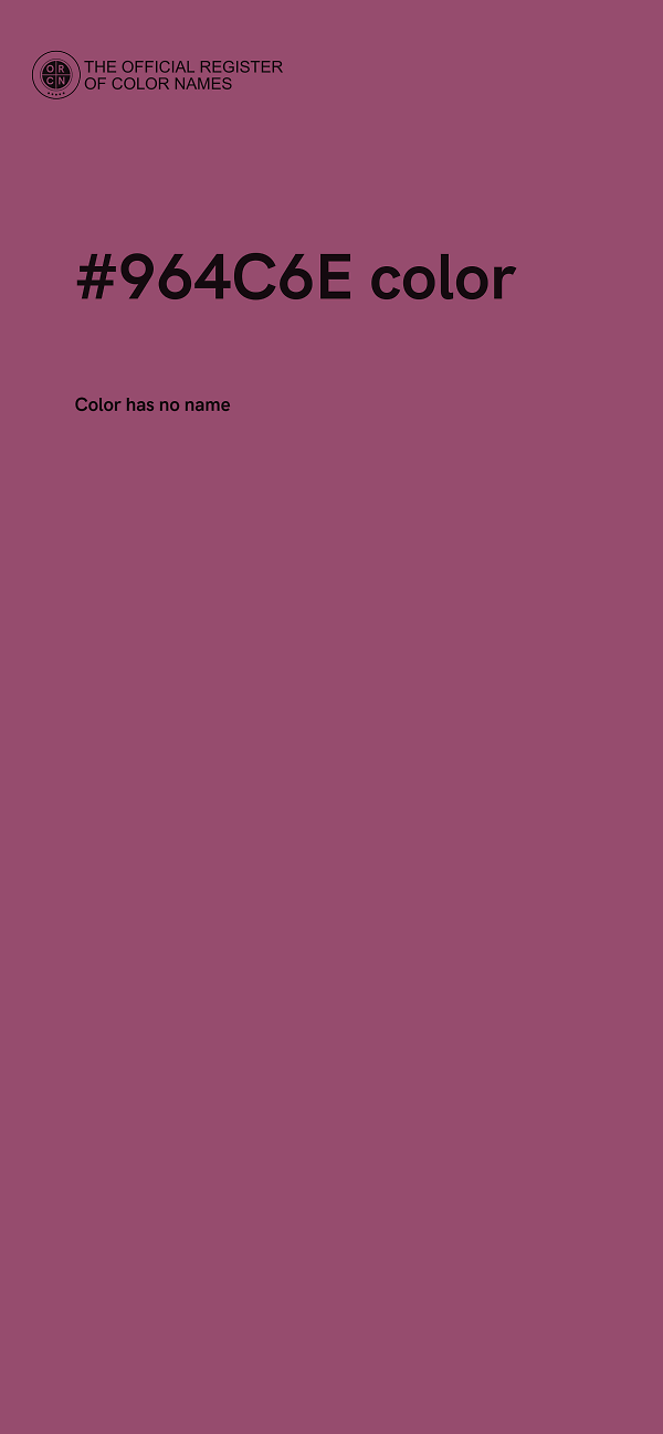 #964C6E color image