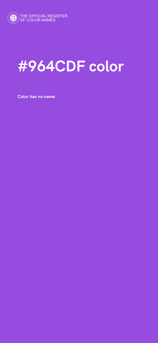 #964CDF color image