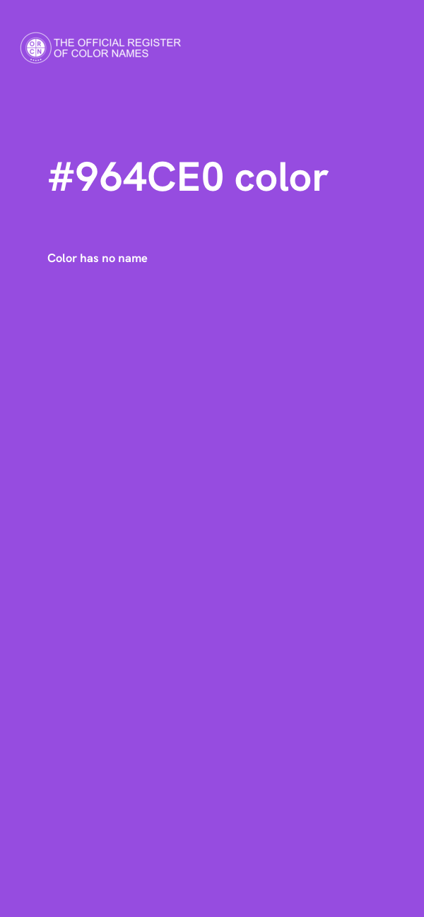 #964CE0 color image