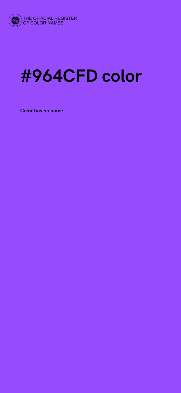#964CFD color image