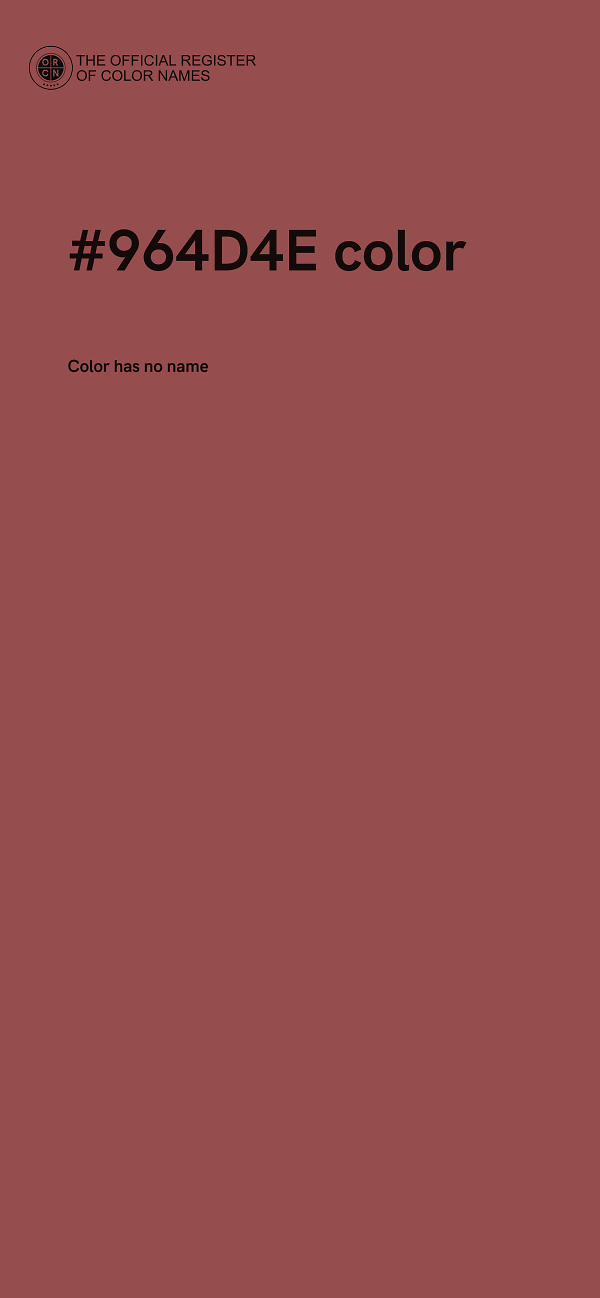 #964D4E color image