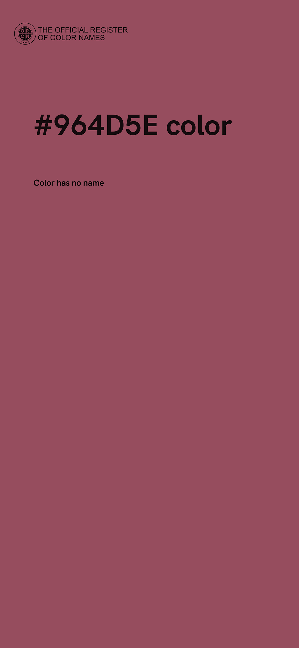 #964D5E color image