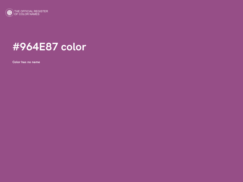 #964E87 color image
