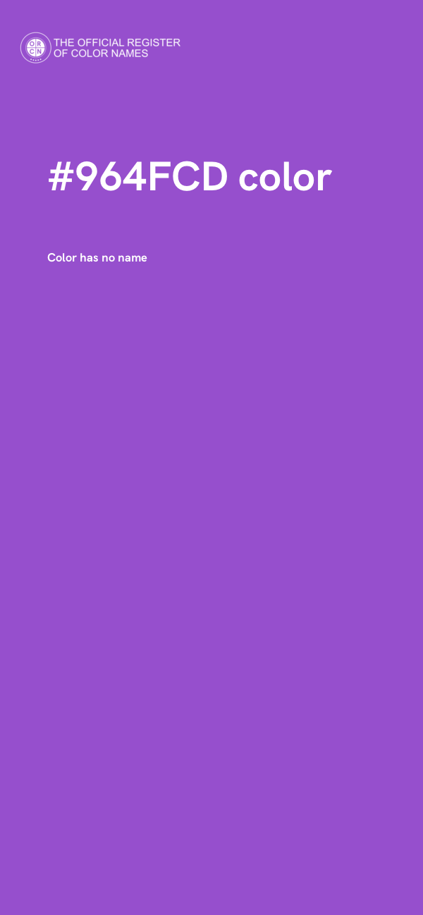 #964FCD color image