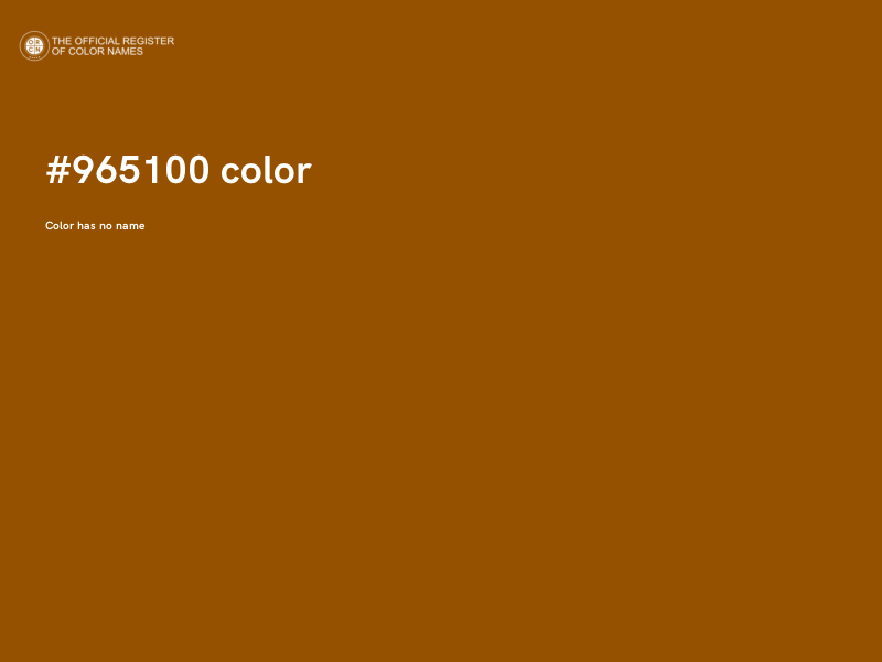 #965100 color image