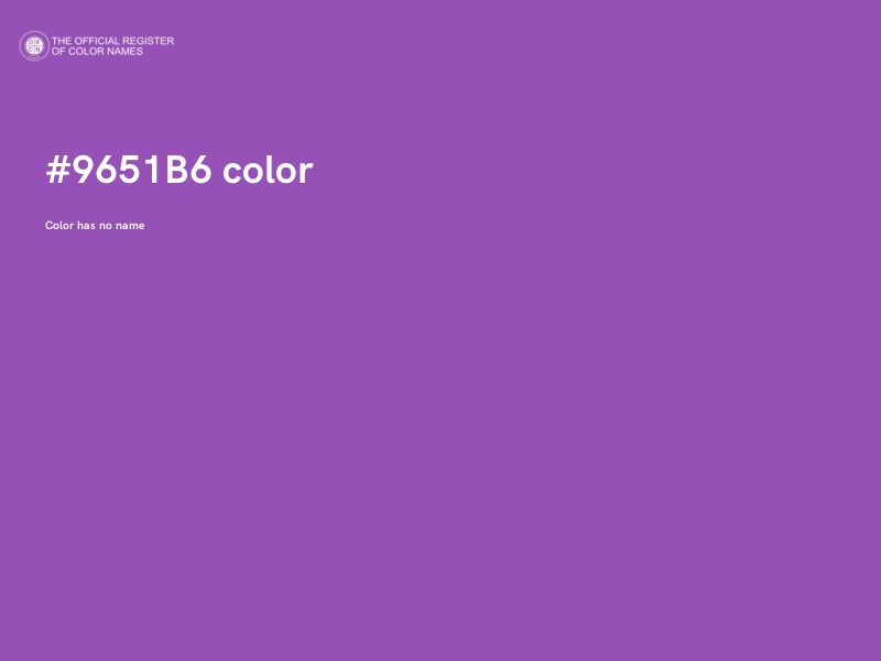 #9651B6 color image