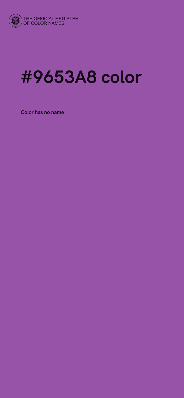 #9653A8 color image