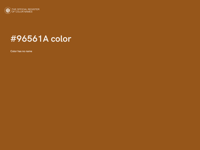 #96561A color image