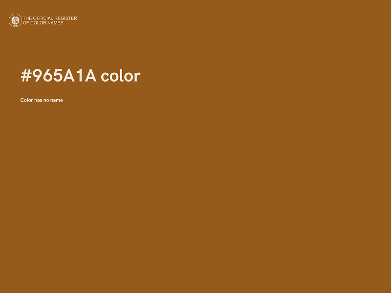 #965A1A color image