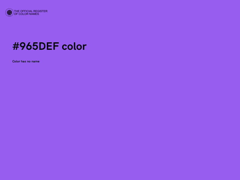 #965DEF color image